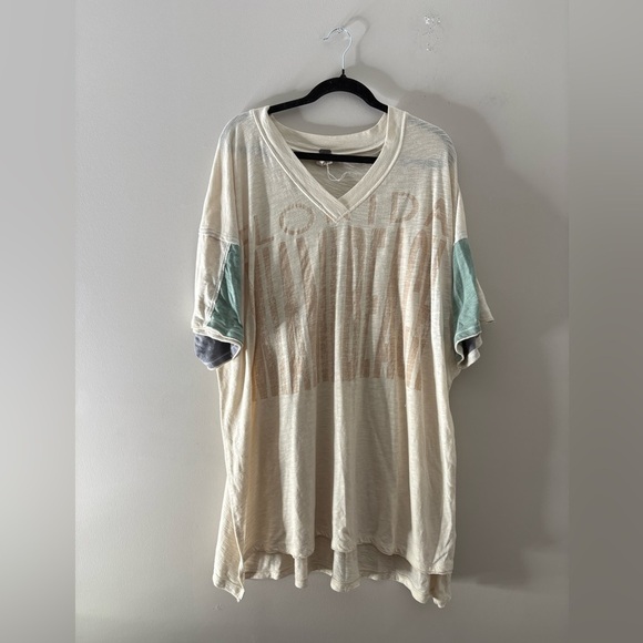 We The Free Graphic City Slicker Tunic Miami Beach - Picture 1 of 5